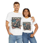 Flag Village USA Vintage Car Flag T-SHIRT Heavy Cotton Tee USA0016