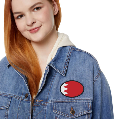 Flag Village Bahrain Flag Embroidery Iron-On Patches