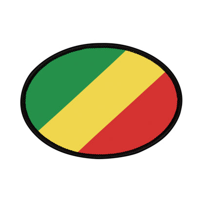 Flag Village Congo Flag Embroidery Iron-On Patches
