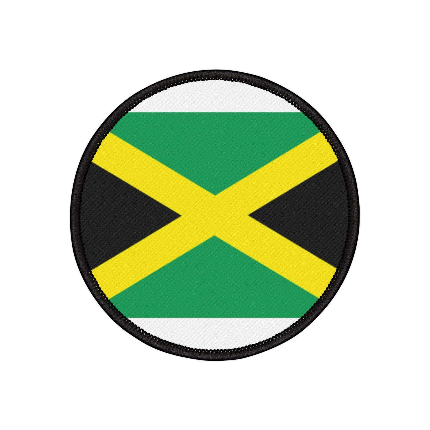 Flag Village Jamaica Flag Embroidery Iron-On Patches