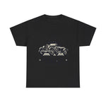 Flag Village USA Vintage Car Flag T-SHIRT Heavy Cotton Tee USA0007