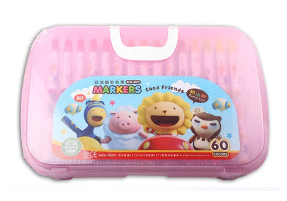 Flag Village Painting Crayons Gift Box Children's Thick Head Set
