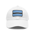 Flag Village Botswana Flag Hat Cap with Leather Patch
