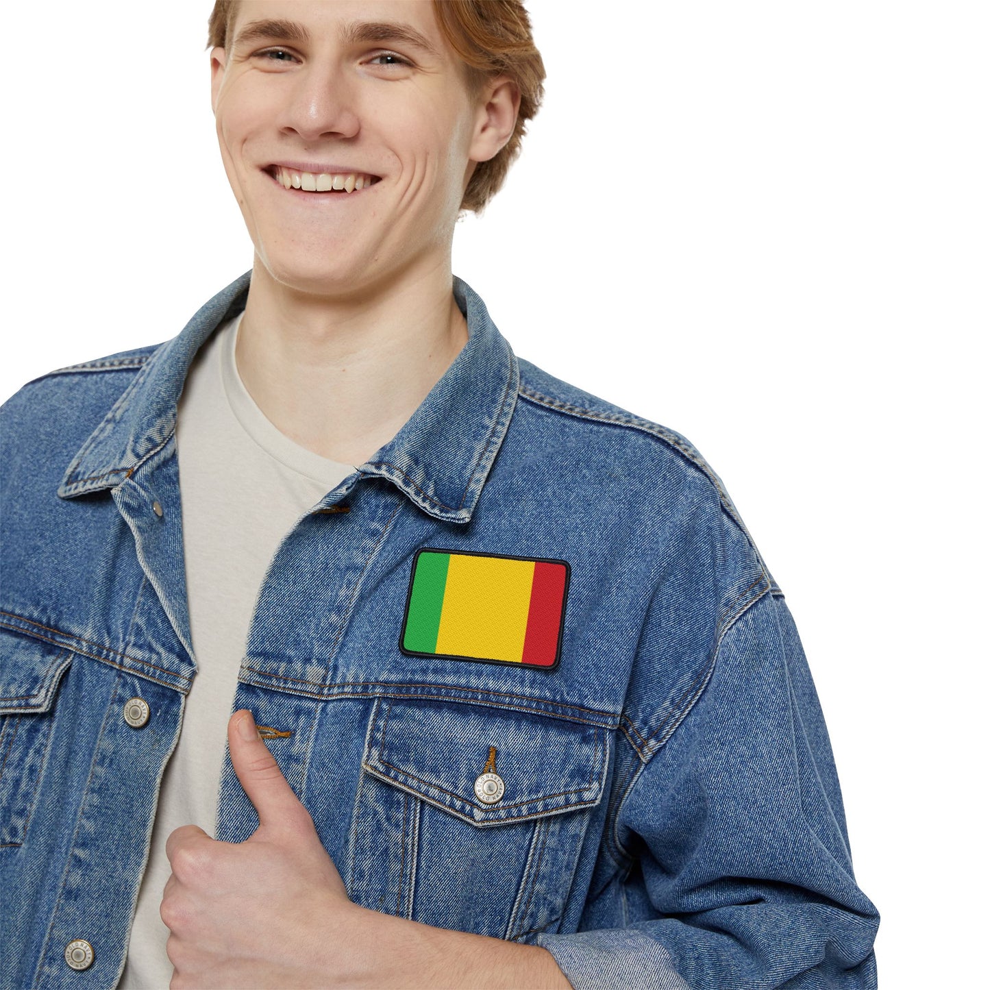 Flag Village Mali Flag Embroidery Iron-On Patches