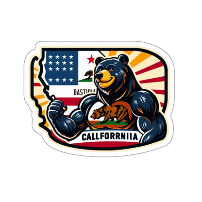 Flag Village USA California State Flag Stickers 2", 3", 4", 6" CA01