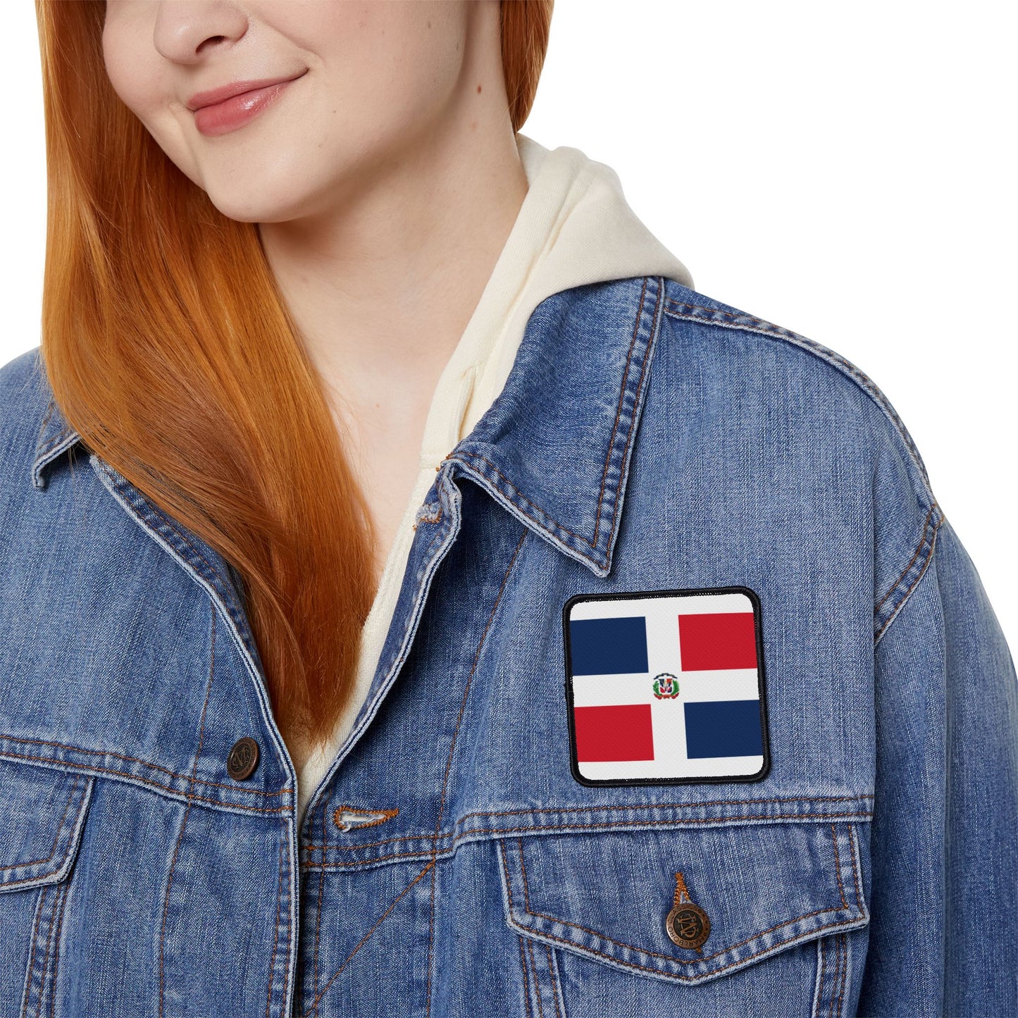Flag Village Dominican Republic Flag Embroidery Iron-On Patches