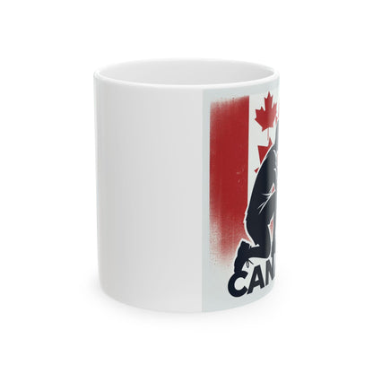 Flag Village CANADA Sporting Flag Ceramic Coffee Mug 11oz CAN0007