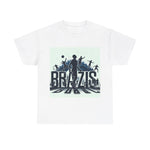 Flag Village Brazil Sporting Flag T-SHIRT Heavy Cotton Tee BRA0006