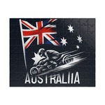 Flag Village Australia Racing Car Jigsaw Puzzle