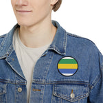 Flag Village Gabon Flag Embroidery Iron-On Patches