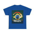 Flag Village Brazil Sporting Flag T-SHIRT Heavy Cotton Tee BRA0013
