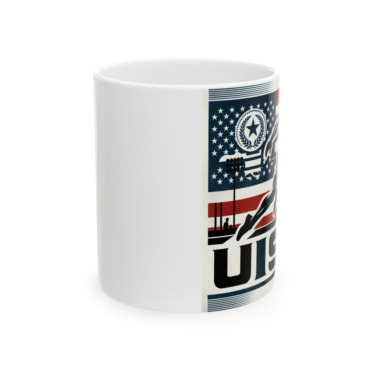 Flag Village United States Sporting Flag Ceramic Coffee Mug 11oz USA0013