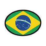 Flag Village Brazil Flag Embroidery Iron-On Patches