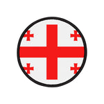 Flag Village Georgia Flag Embroidery Iron-On Patches
