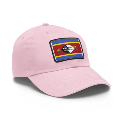 Flag Village Eswatini Flag Hat Cap with Leather Patch