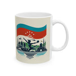 Flag Village Tajikistan Sporting Flag Ceramic Coffee Mug 11oz TJK0004