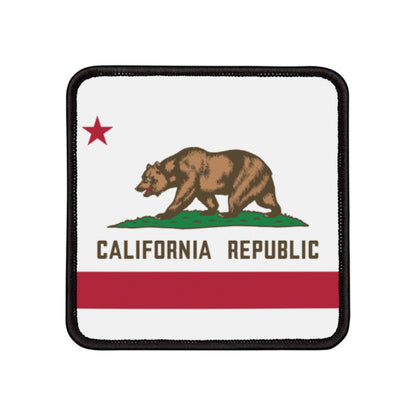 Flag Village California State Flag Embroidery Iron-On Patches