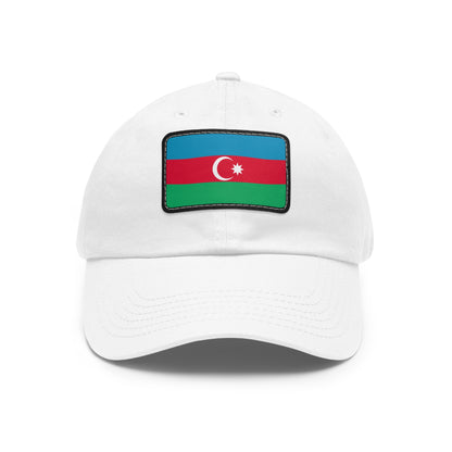 Flag Village Azerbaijan Flag Hat Cap with Leather Patch