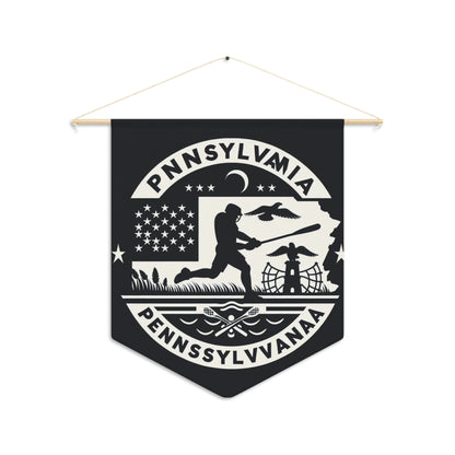 Flag Village Pennsylvania State Flag Pennant Sporting Home Wall decoration PA0002