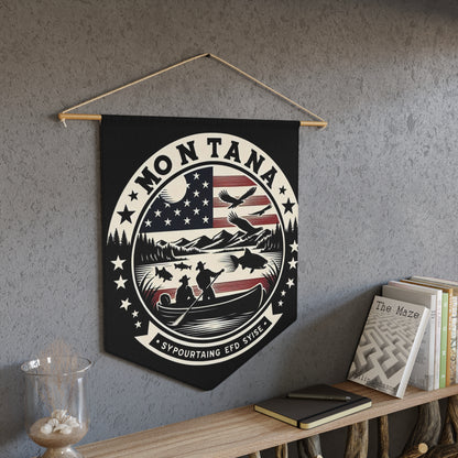 Flag Village Montana State Flag Pennant Sporting Home Wall decoration MT0002