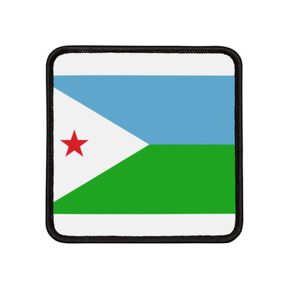 Flag Village Djibouti Flag Embroidery Iron-On Patches