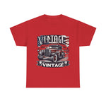 Flag Village USA Vintage Car Flag T-SHIRT Heavy Cotton Tee USA0020