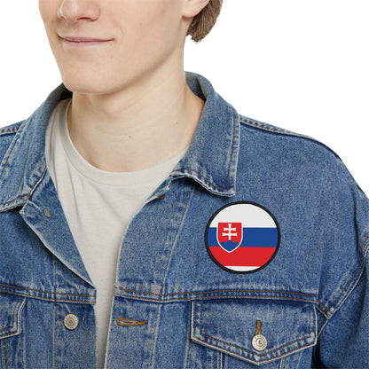 Flag Village Slovakia Flag Embroidery Iron-On Patches