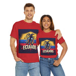 Flag Village Ecuador Sporting Flag T-SHIRT Heavy Cotton Tee ECU0003