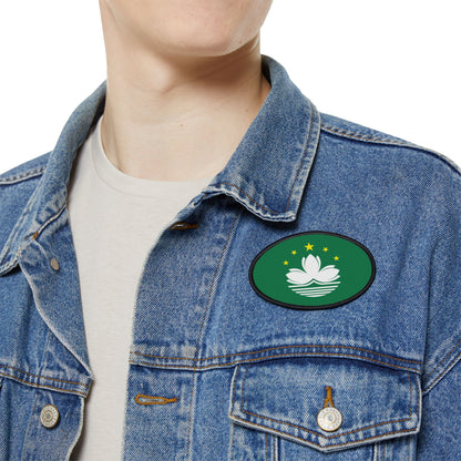 Flag Village Macao Flag Embroidery Iron-On Patches