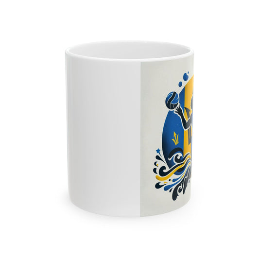 Flag Village Barbados Sporting Flag Ceramic Coffee Mug 11oz BRB0007