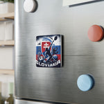 Flag Village Slovakia National Flag Magnet 2" x 2"