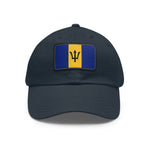 Flag Village Barbados Flag Hat Cap with Leather Patch