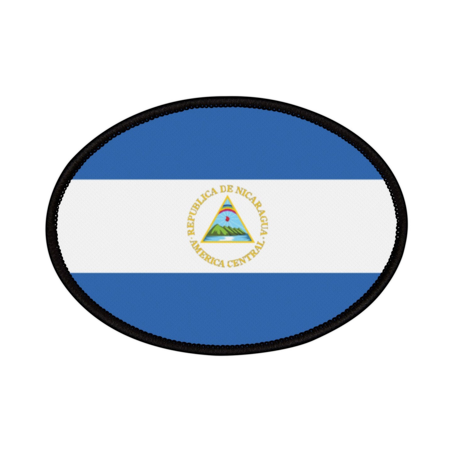 Flag Village Nicaragua Flag Embroidery Iron-On Patches