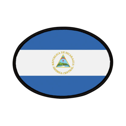Flag Village Nicaragua Flag Embroidery Iron-On Patches