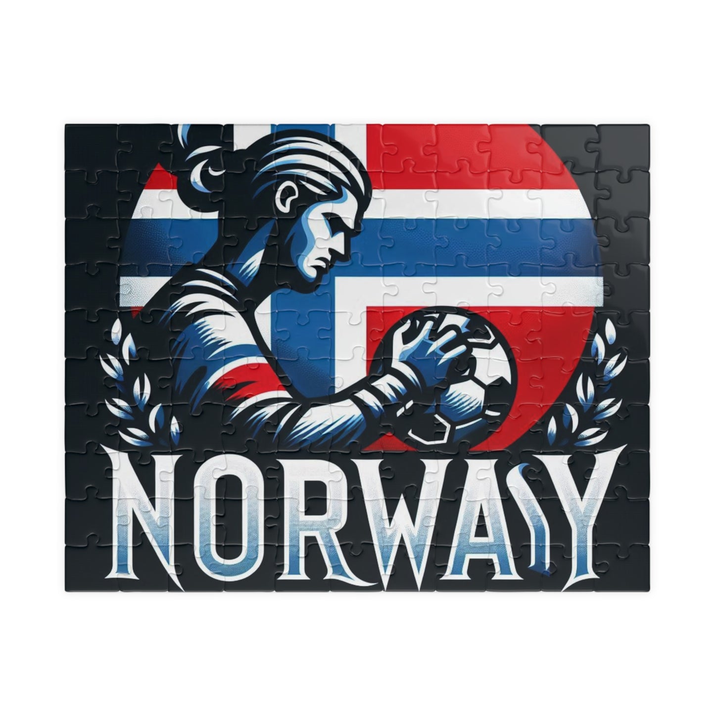 Flag Village Norway Sporting Flag Puzzle (110, 252, 520, 1014-piece) NOR0005