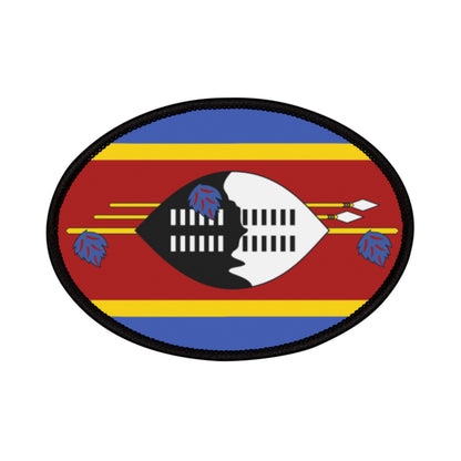 Flag Village Eswatini Flag Embroidery Iron-On Patches