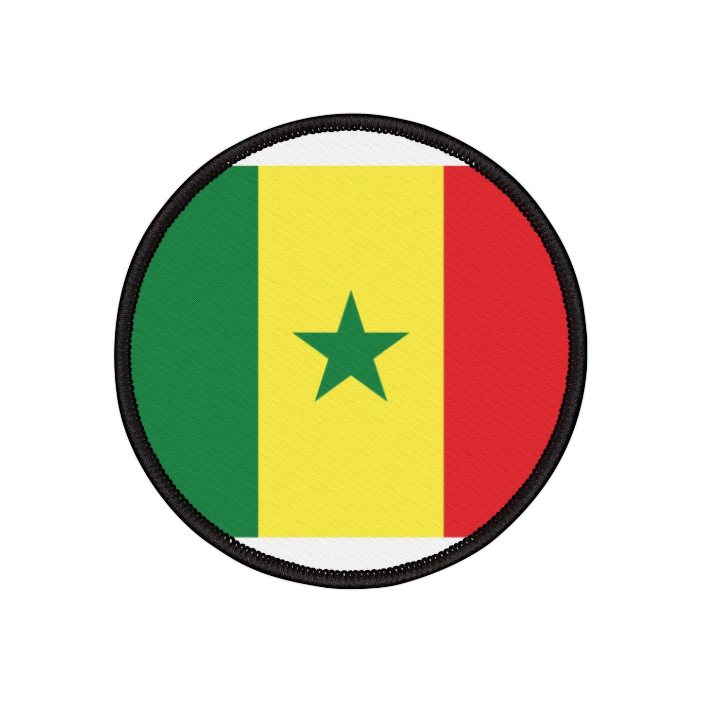 Flag Village Senegal Flag Embroidery Iron-On Patches