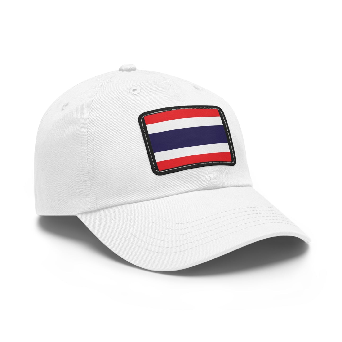 Flag Village Thailand Flag Hat Cap with Leather Patch