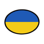 Flag Village Ukraine State Flag Embroidered Iron-On Patch