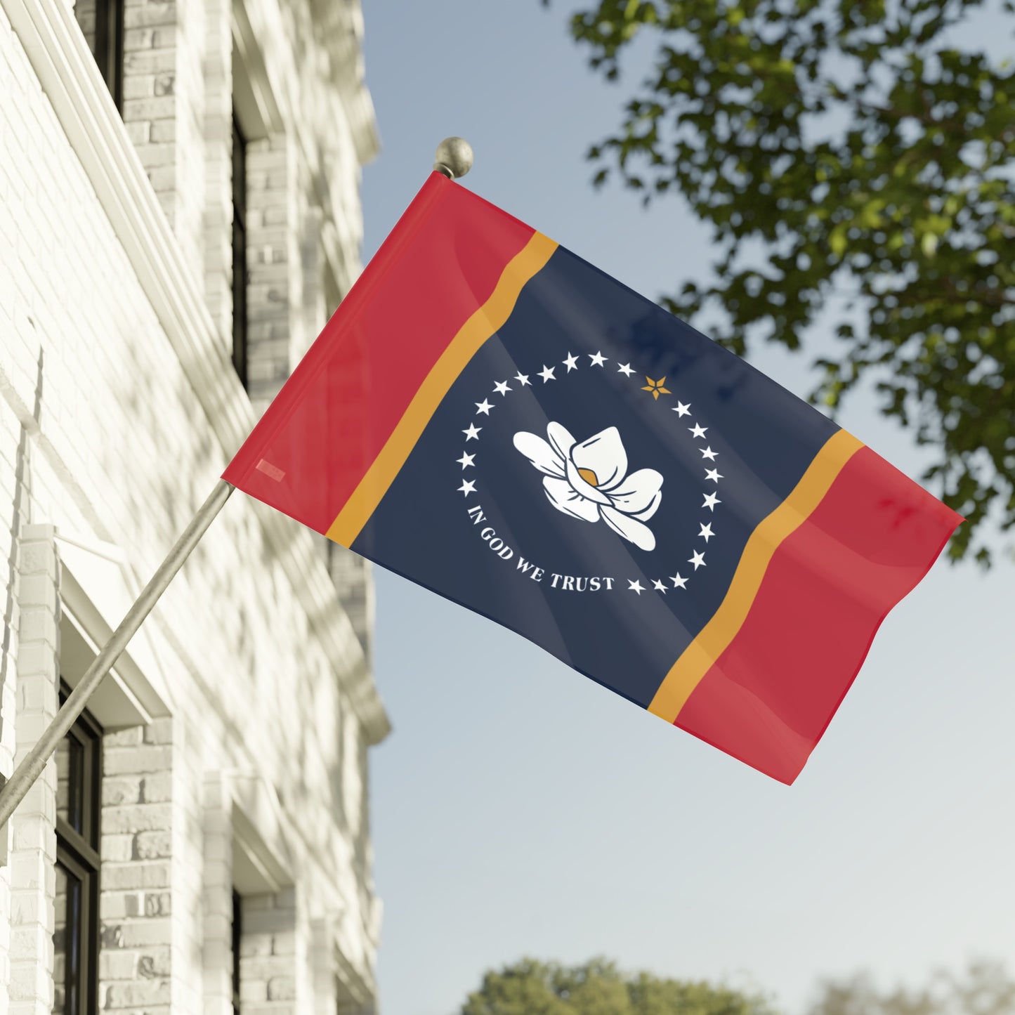 Flag Village USA Mississippi State Flag 18" x 12" / 36" x 24" / 60" x 36"