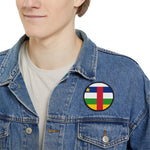 Flag Village Central African Republic Flag Embroidery Iron-On Patches