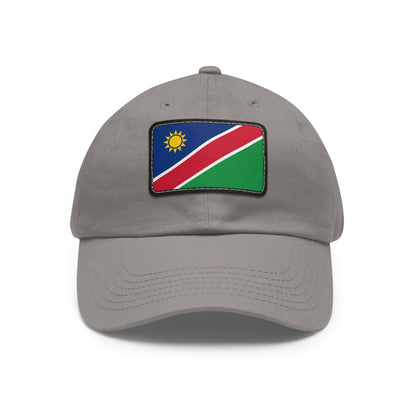 Flag Village Namibia Flag Hat Cap with Leather Patch