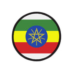 Flag Village Ethiopia Flag Embroidery Iron-On Patches