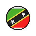 Flag Village Saint Kitts And Nevis Flag Embroidery Iron-On Patches
