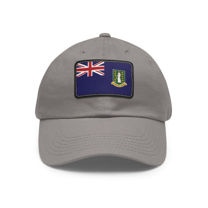 Flag Village Virgin Islands(British Virgin Islands) Flag Hat Cap with Leather Patch