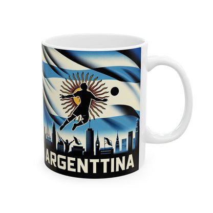 Flag Village ARGENTINA Sporting Flag Ceramic Coffee Mug 11oz FV-MG0212