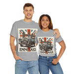 Flag Village UK Vintage Car Flag T-SHIRT Heavy Cotton Tee UK0003