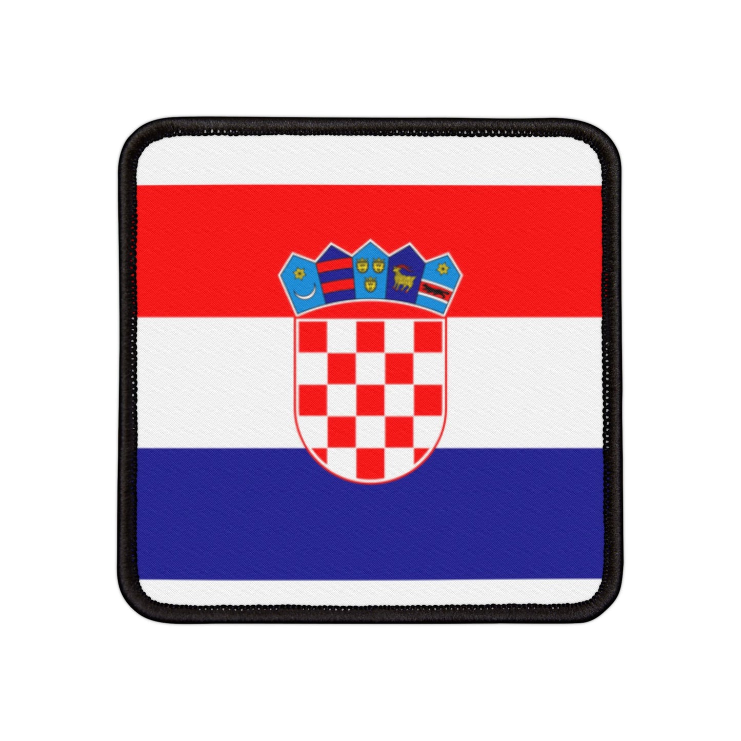 Flag Village Croatia Flag Embroidery Iron-On Patches