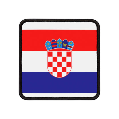 Flag Village Croatia Flag Embroidery Iron-On Patches