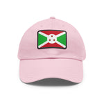 Flag Village Burundi Flag Hat Cap with Leather Patch